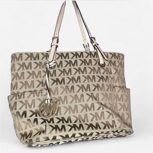 Michael Kors Tan Tote Bag with Iconic Design